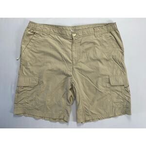 Columbia Titanium Omni-Dry Lightweight Nylon Cargo Hiking Shorts. Men's XL, EUC!